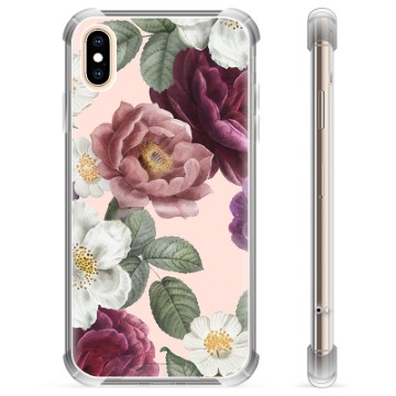 Hybride hoesje voor iPhone XS Max - Romantische bloemen