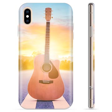 iPhone XS Max TPU-hoesje - gitaar