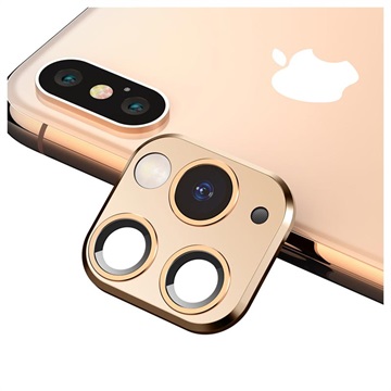 iPhone XS Max nep camera sticker - goud