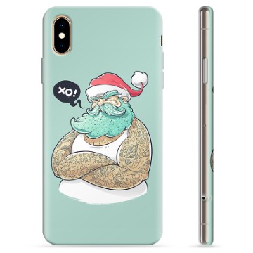 iPhone XS Max TPU-hoesje - moderne kerstman