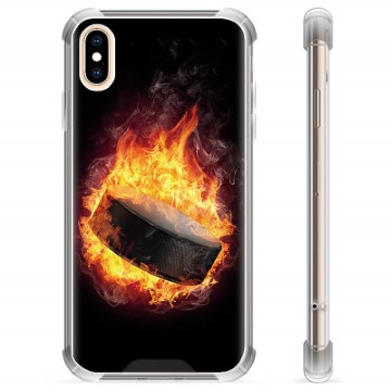 iPhone X / iPhone XS hybride hoesje - ijshockey