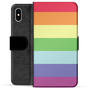 iPhone X / iPhone XS Premium Portemonnee Hoesje - Pride