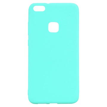 Huawei P10 Lite Anti-Vingerafdruk Matte TPU Case - Cyaan