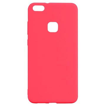 Huawei P10 Lite Anti-Vingerafdruk Matte TPU Case - Rood