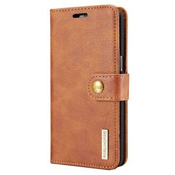 Samsung Galaxy S8 DG.Ming 2-in-1 Wallet Leren Hoesje - Bruin