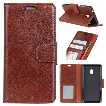 Elegant Series Nokia 2.1 Wallet Case - Bruin