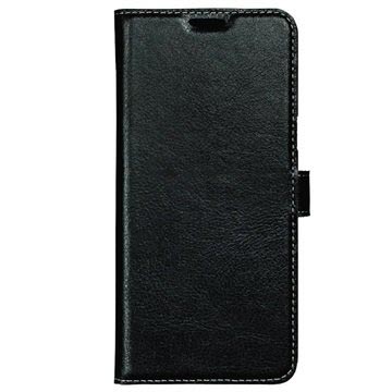 Samsung Galaxy S8+ Essentials Wallet Leren Hoesje - Zwart