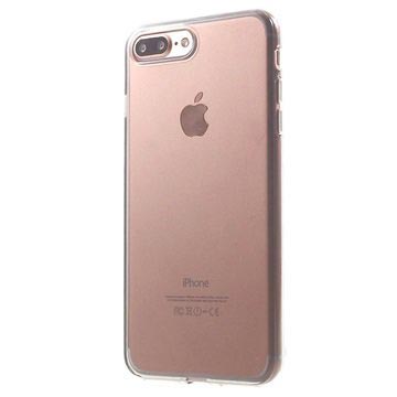 iPhone 7 Plus / iPhone 8 Plus Glanzend TPU Hoesje - Doorzichtig