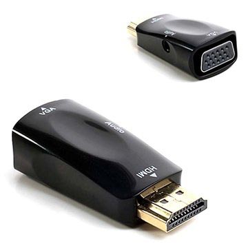 HDMI/VGA-adapter - zwart