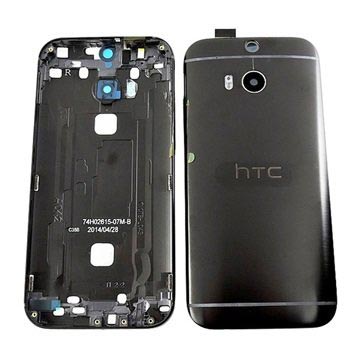 HTC One (M8) Batterij Cover - Zwart