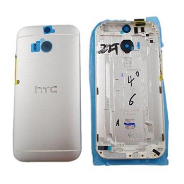 HTC One (M8) Batterij Cover - Zilver