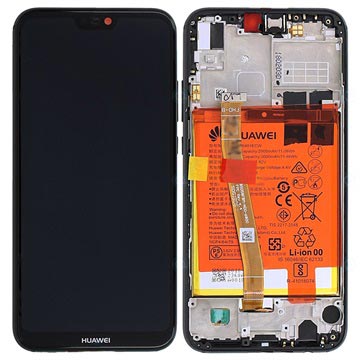 Huawei P20 Lite LCD Display (Service pack) 02351VPR - Zwart