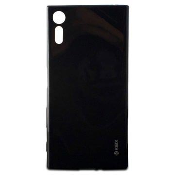 Sony Xperia XZ Ksix Ultradunne Flex TPU Case - Zwart