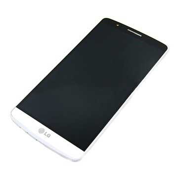 LG G3 Front Cover & LCD Display - Wit