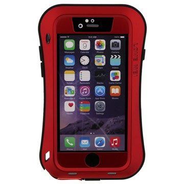 iPhone 6 / 6S Love Mei Powerful Hybrid Case - Rood