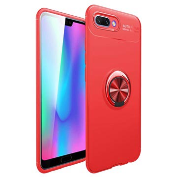 Huawei Honor 10 Magnetische Ring Grip / Standaard Case - Rood