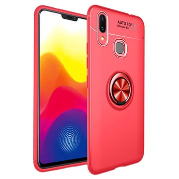 Xiaomi Mi Max 3 Magnetische Ring Grip / Standaard Case - Rood