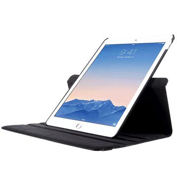 iPad Pro 12.9 Multi Praktische Roterende Hoes - Zwart