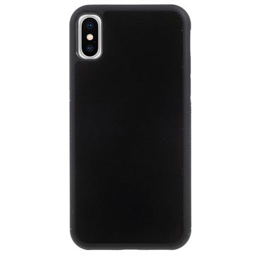 iPhone X / iPhone XS Nano Suction Anti-Gravity Cover - Zwart