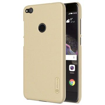 Huawei P8 Lite (2017) Nillkin Super Frosted Shield-hoesje - Goud