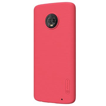 Nillkin Super Frosted Shield Motorola Moto G6 Plus Cover - Rood