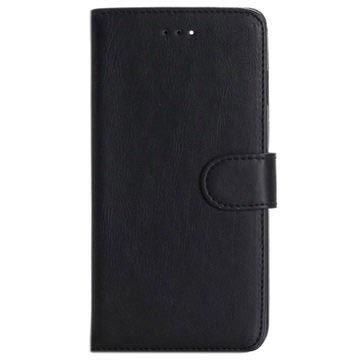 iPhone 7 Plus Retro Wallet Case - Zwart