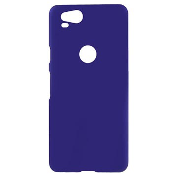 Google Pixel 2 rubberen plastic hoes - donkerblauw