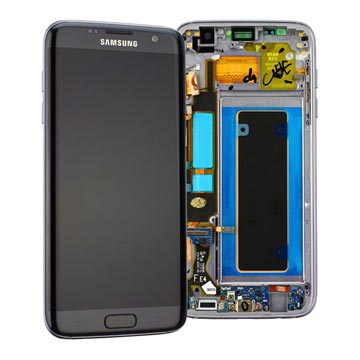 Samsung Galaxy S7 Edge Front Cover & LCD Display GH97-18533A - Zwart