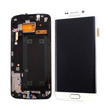 Samsung Galaxy S6 Edge Front Cover & LCD Display - Wit