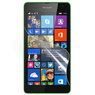 Microsoft Lumia 535, Lumia 535 Dual SIM Screenprotector - Doorzichtig