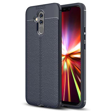 Slim-Fit Premium Huawei Mate 20 Lite TPU Hoesje - Donkerblauw