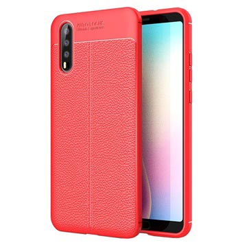 Slim-Fit Premium Huawei P20 TPU Hoesje - Rood