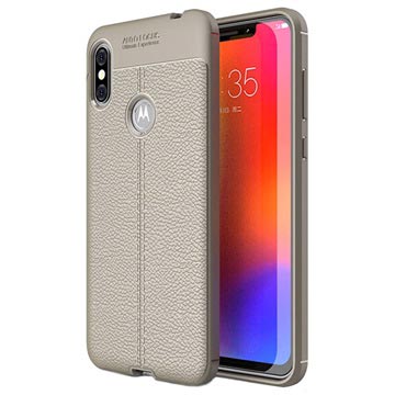 Slim-Fit Premium Motorola One Power TPU Case - Grijs