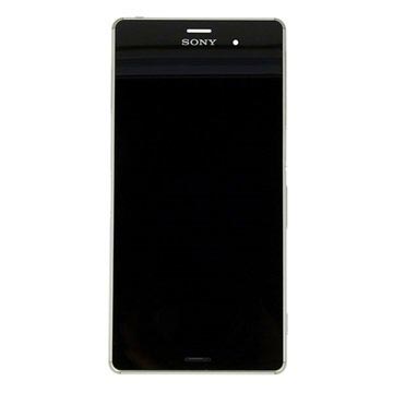 Sony Xperia Z3 Front Cover & LCD Display - Zilver Groen