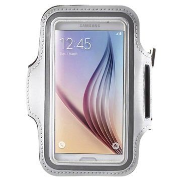 Sport Gym Armband - Samsung Galaxy S7, Galaxy S6, Galaxy S6 Edge - Wit