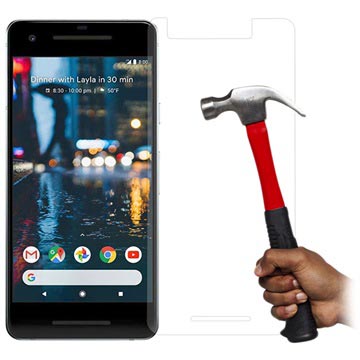 Google Pixel 2 Screenprotector van gehard glas - kristalhelder