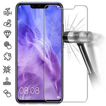 Huawei P Smart+ Screenprotector van gehard glas - 9H, 0,3 mm - Doorzichtig