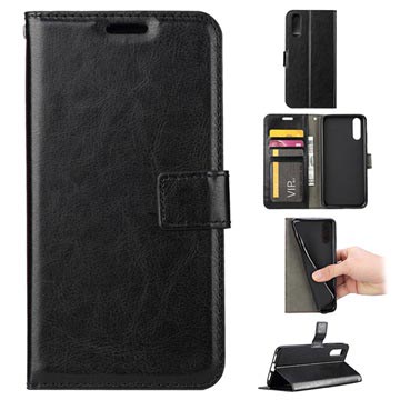 Huawei P20 Wallet Case met Magnetische Sluiting - Zwart