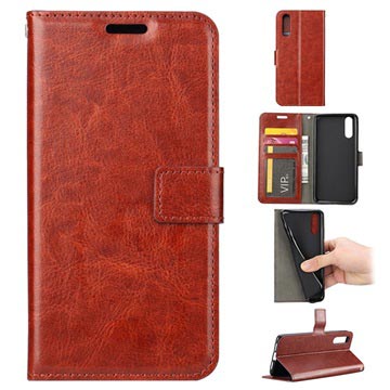 Huawei P20 Wallet Case met Magnetische Sluiting - Bruin