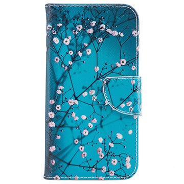 Samsung Galaxy J5 (2017) Wonder Series Wallet Case - Witte Bloemen