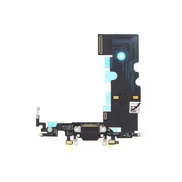 iPhone 8 Oplaadconnector Flexkabel - Zwart