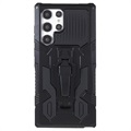 MechWarrior Project Samsung Galaxy S22 Ultra 5G Hybrid Cover - Zwart