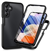 Samsung Galaxy A25 360 Protection Series Hoesje - Zwart / Doorzichtig