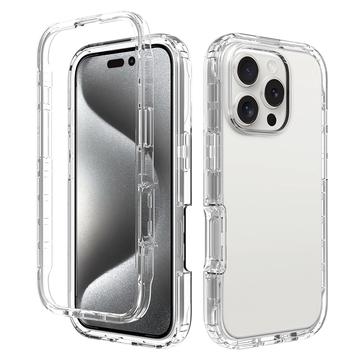 iPhone 16 Pro 360 Bescherming Hoesje - Doorzichtig