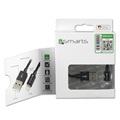 4smarts RapidCord Lightning Kabel - iPhone, iPad, iPod - 1m - Zwart