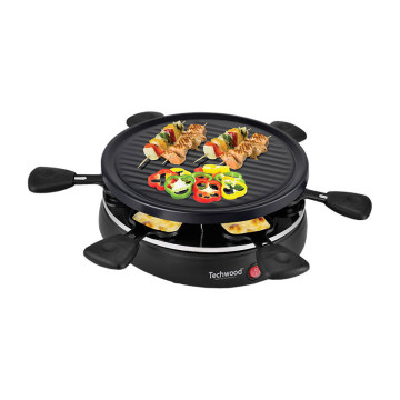 Techwood TRA-608 Elektrische Raclette grill voor 6 personen