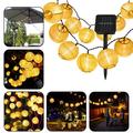 20 LED zonne lantaarn lamp IP65 waterdichte decoratieve opknoping licht Strip voor buiten werf Festival - 5m