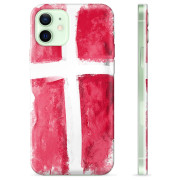 iPhone 12 TPU Hoesje - Deense Vlag