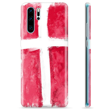 Huawei P30 Pro TPU Hoesje - Deense Vlag