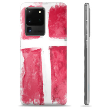 Samsung Galaxy S20 Ultra TPU Hoesje - Deense Vlag